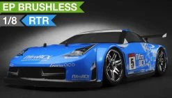1/8th Exceed RC MadDrift Electric Brushless Limited Edition RTR Ready To Run Drift Car (Blue) RC Remote Control Radio Car