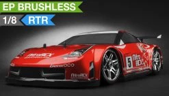 1/8th Exceed RC MadDrift Electric Brushless Limited Edition RTR Ready To Run Drift Car (Red) RC Remote Control Radio Car