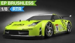 1/8th Exceed RC MadDrift Electric Brushless Racing Edition RTR Ready To Run Drift Car (Green) RC Remote Control Radio Car