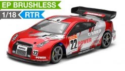 Exceed RC 1/18 Mad Pulse Brushless Drift Car Ready To Run (FireRed) RC Remote Control Radio