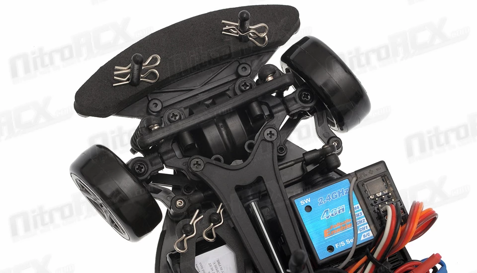 Exceed RC 1/18 Mad Pulse Brushless Drift Car Ready To Run (Red) RC Remote Control Radio 9 Exceed RC 1/18 Mad Pulse Brushless Drift Car Ready To Run (Red) RC Remote Control Radio - Image 9