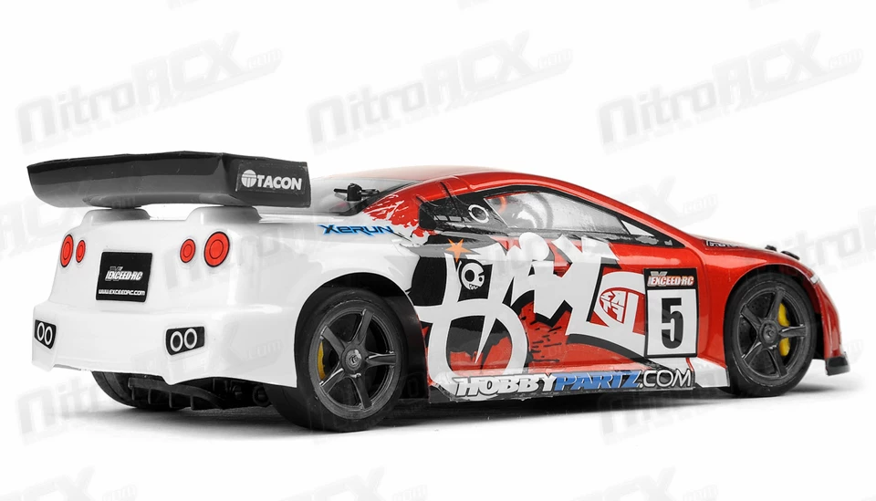 Exceed RC 1/18 Mad Pulse Brushed Race Drift Car Ready To Run (Red) RC Remote Control Radio Car 5 Exceed RC 1/18 Mad Pulse Brushed Race Drift Car Ready To Run (Red) RC Remote Control Radio Car - Image 5