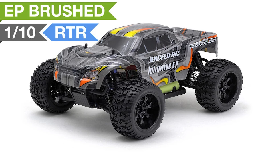 Exceed RC 1/10 2.4Ghz Electric Infinitive EP RTR Off Road Truck TT Yellow RC Remote Control RC Car 1 Exceed RC 1/10 2.4Ghz Electric Infinitive EP RTR Off Road Truck TT Yellow RC Remote Control RC Car