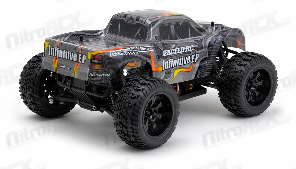 Exceed RC 1/10 2.4Ghz Electric Infinitive EP RTR Off Road Truck TT Yellow RC Remote Control RC Car 4 Exceed RC 1/10 2.4Ghz Electric Infinitive EP RTR Off Road Truck TT Yellow RC Remote Control RC Car - Image 4