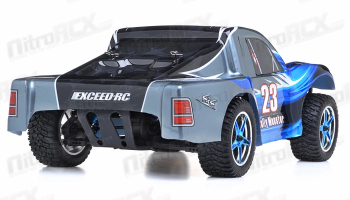 Exceed RC 1/10th 2.4Ghz Brushless Short Course Rally Monster Electric RTR Racing Truck (AA Blue) RC Remote Control Rally Truck Radio Car With Aluminum Shocks + 3s LiPo Ready 4 Exceed RC 1/10th 2.4Ghz Brushless Short Course Rally Monster Electric RTR Racing Truck (AA Blue) RC Remote Control Rally Truck Radio Car With Aluminum Shocks + 3s LiPo Ready - Image 4