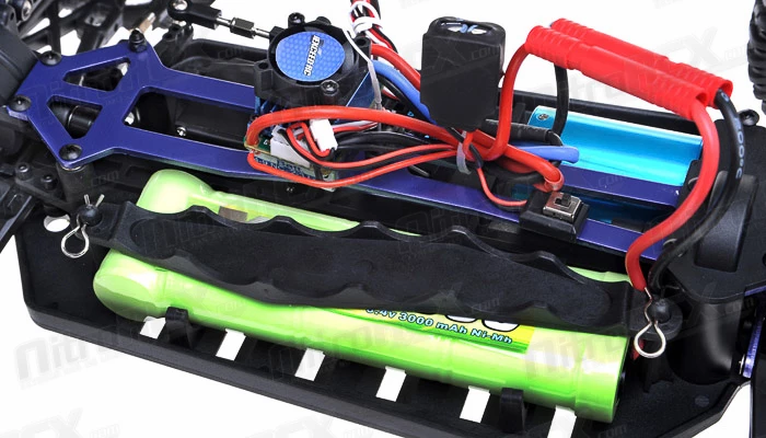 Exceed RC 1/10th 2.4Ghz Brushless Short Course Rally Monster Electric RTR Racing Truck (AA Blue) RC Remote Control Rally Truck Radio Car With Aluminum Shocks + 3s LiPo Ready 13 Exceed RC 1/10th 2.4Ghz Brushless Short Course Rally Monster Electric RTR Racing Truck (AA Blue) RC Remote Control Rally Truck Radio Car With Aluminum Shocks + 3s LiPo Ready - Image 13