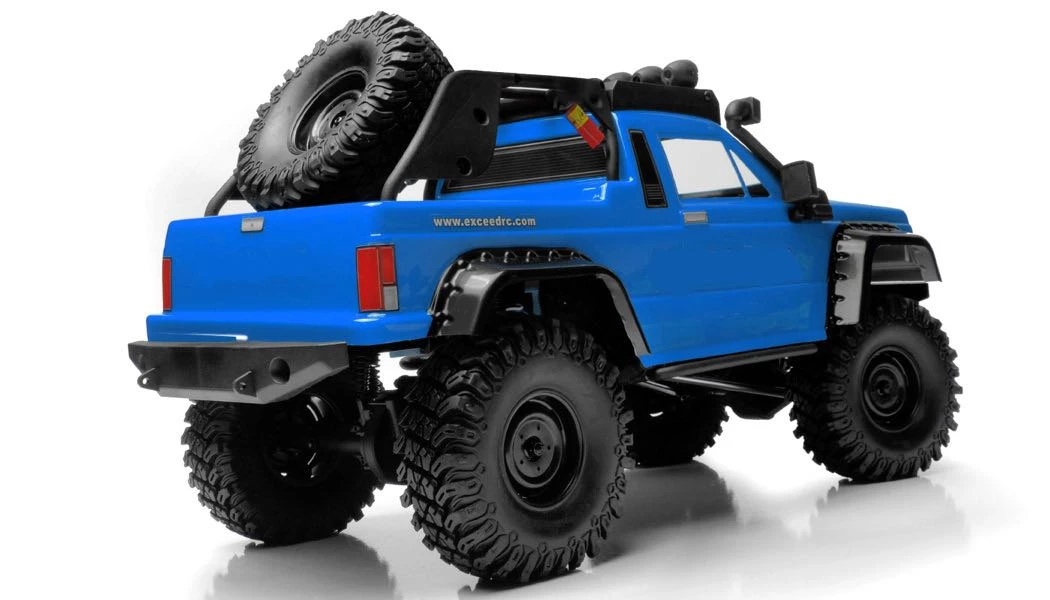 Exceed RC Rock Crawler Car 1/10 Scale 2.4Ghz MadVolt 4WD Electric Remote Control RTR Ready To Run W/ Waterproof Electronics (Blue) 3 Exceed RC Rock Crawler Car 1/10 Scale 2.4Ghz MadVolt 4WD Electric Remote Control RTR Ready To Run W/ Waterproof Electronics (Blue) - Image 3