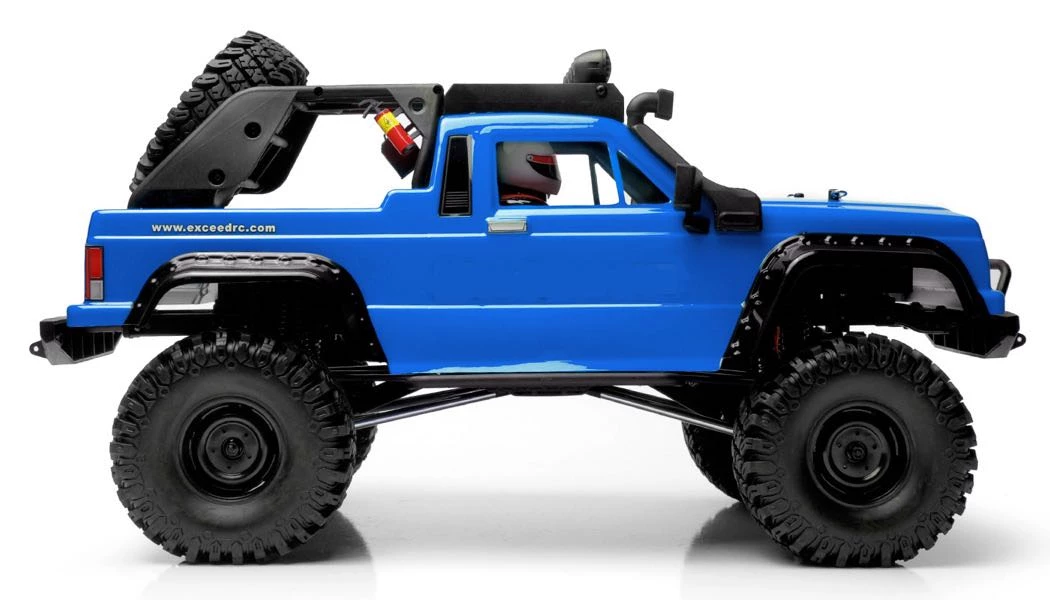 Exceed RC Rock Crawler Car 1/10 Scale 2.4Ghz MadVolt 4WD Electric Remote Control RTR Ready To Run W/ Waterproof Electronics (Blue) 5 Exceed RC Rock Crawler Car 1/10 Scale 2.4Ghz MadVolt 4WD Electric Remote Control RTR Ready To Run W/ Waterproof Electronics (Blue) - Image 5