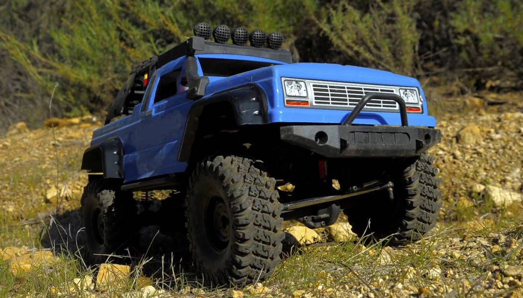 Exceed RC Rock Crawler Car 1/10 Scale 2.4Ghz MadVolt 4WD Electric Remote Control RTR Ready To Run W/ Waterproof Electronics (Blue) 20 Exceed RC Rock Crawler Car 1/10 Scale 2.4Ghz MadVolt 4WD Electric Remote Control RTR Ready To Run W/ Waterproof Electronics (Blue) - Image 20