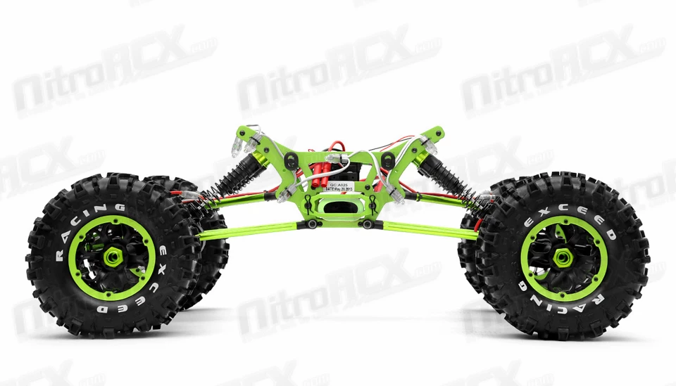 Exceed RC 1/8Th Mad Torque Rock Crawler Almost Ready To Run ARTR (Transmitter, Receiver, And Battery Not Included) RC Remote Control Radio Crawler (Green) 12 Exceed RC 1/8Th Mad Torque Rock Crawler Almost Ready To Run ARTR (Transmitter, Receiver, And Battery Not Included) RC Remote Control Radio Crawler (Green) - Image 12