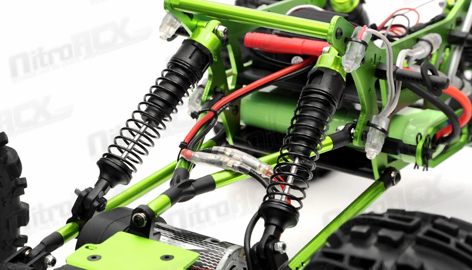 Exceed RC 1/8Th Mad Torque Rock Crawler Almost Ready To Run ARTR (Transmitter, Receiver, And Battery Not Included) RC Remote Control Radio Crawler (Green) 15 Exceed RC 1/8Th Mad Torque Rock Crawler Almost Ready To Run ARTR (Transmitter, Receiver, And Battery Not Included) RC Remote Control Radio Crawler (Green) - Image 15