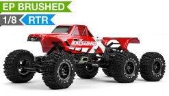 Exceed RC 1/8 Scale 6x6 MadTorque Rock Crawler 2.4ghz Ready To Run RC Remote Control Radio Truck