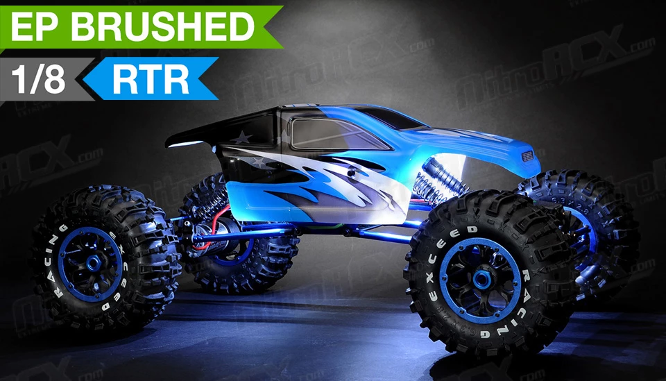Exceed RC 1/8Th Mad Torque Rock Crawler Ready To Run (Blue) RC Remote Control Radio Crawler 1 Exceed RC 1/8Th Mad Torque Rock Crawler Ready To Run (Blue) RC Remote Control Radio Crawler