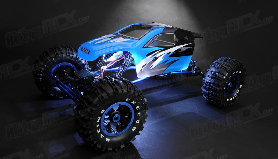 Exceed RC 1/8Th Mad Torque Rock Crawler Ready To Run (Blue) RC Remote Control Radio Crawler 2 Exceed RC 1/8Th Mad Torque Rock Crawler Ready To Run (Blue) RC Remote Control Radio Crawler - Image 2