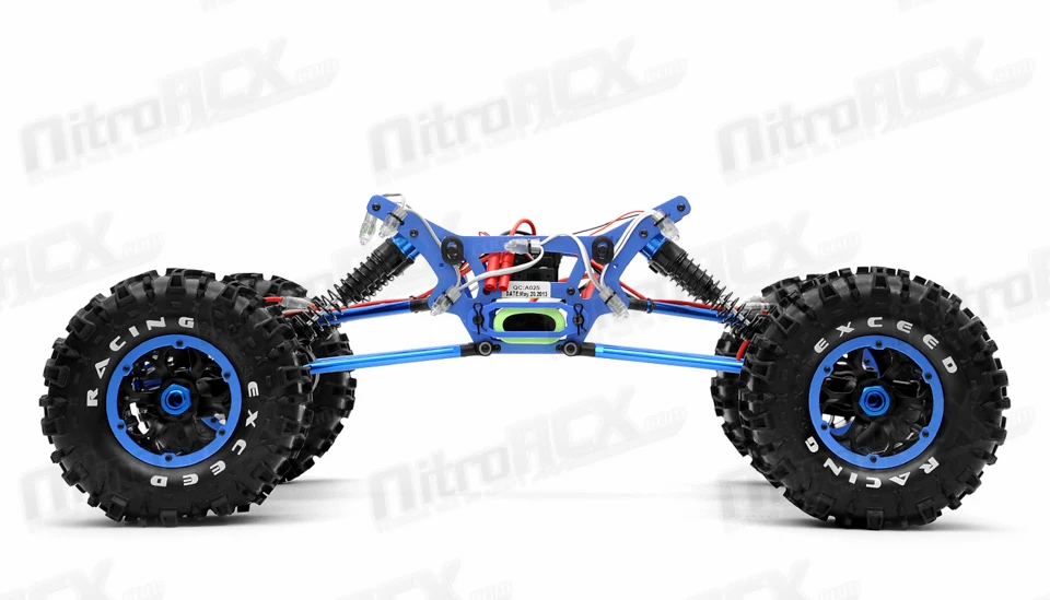 Exceed RC 1/8Th Mad Torque Rock Crawler Ready To Run (Blue) RC Remote Control Radio Crawler 8 Exceed RC 1/8Th Mad Torque Rock Crawler Ready To Run (Blue) RC Remote Control Radio Crawler - Image 8