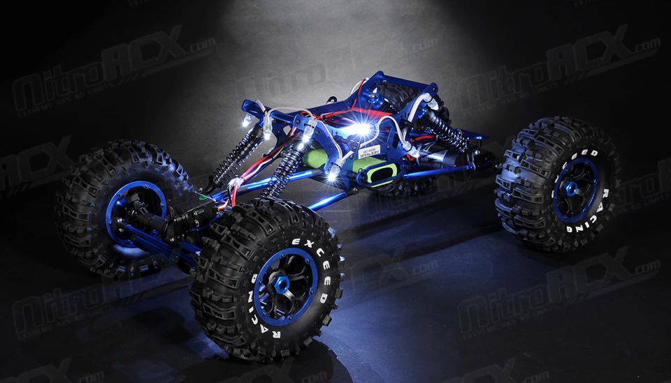Exceed RC 1/8Th Mad Torque Rock Crawler Almost Ready To Run ARTR (Transmitter, Receiver, And Battery Not Included) RC Remote Control Radio Crawler (Blue) 3 Exceed RC 1/8Th Mad Torque Rock Crawler Almost Ready To Run ARTR (Transmitter, Receiver, And Battery Not Included) RC Remote Control Radio Crawler (Blue) - Image 3