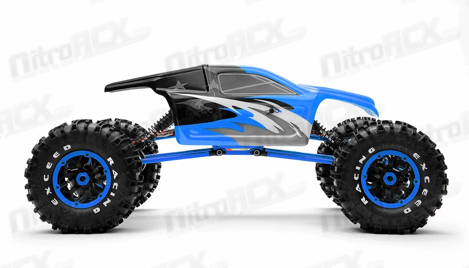 Exceed RC 1/8Th Mad Torque Rock Crawler Almost Ready To Run ARTR (Transmitter, Receiver, And Battery Not Included) RC Remote Control Radio Crawler (Blue) 8 Exceed RC 1/8Th Mad Torque Rock Crawler Almost Ready To Run ARTR (Transmitter, Receiver, And Battery Not Included) RC Remote Control Radio Crawler (Blue) - Image 8