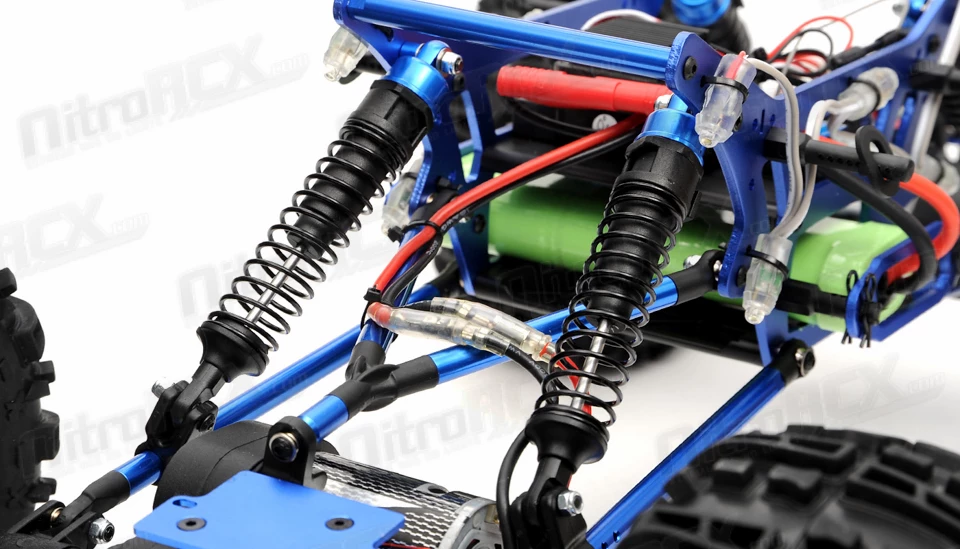 Exceed RC 1/8Th Mad Torque Rock Crawler Almost Ready To Run ARTR (Transmitter, Receiver, And Battery Not Included) RC Remote Control Radio Crawler (Blue) 15 Exceed RC 1/8Th Mad Torque Rock Crawler Almost Ready To Run ARTR (Transmitter, Receiver, And Battery Not Included) RC Remote Control Radio Crawler (Blue) - Image 15