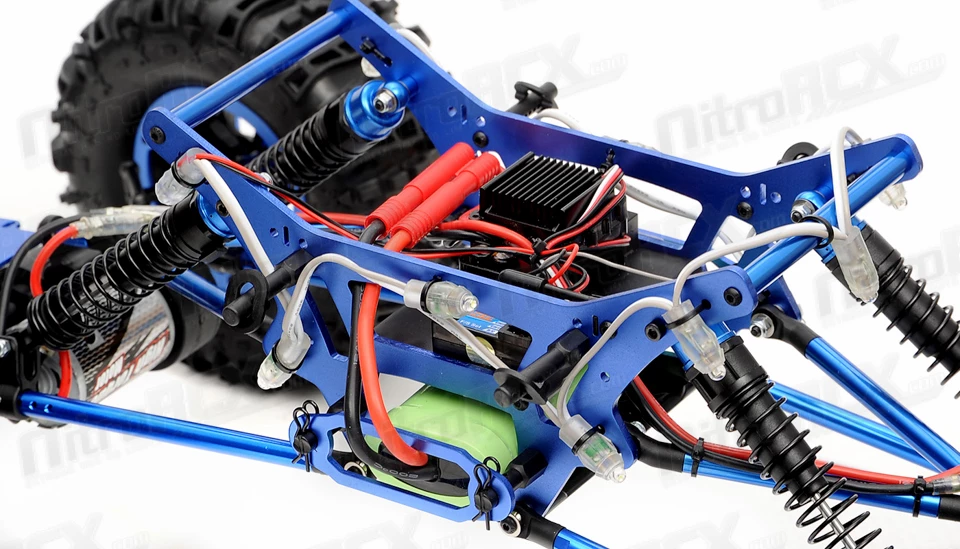 Exceed RC 1/8Th Mad Torque Rock Crawler Almost Ready To Run ARTR (Transmitter, Receiver, And Battery Not Included) RC Remote Control Radio Crawler (Blue) 16 Exceed RC 1/8Th Mad Torque Rock Crawler Almost Ready To Run ARTR (Transmitter, Receiver, And Battery Not Included) RC Remote Control Radio Crawler (Blue) - Image 16