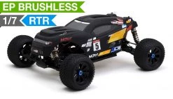Team Energy M7DT 1/7 Scale Brushless Powered Ready To Run Racing Desert Buggy Dimension GT3X AFHDS 2.4ghz 3 Channel Radio System RC Remote Control