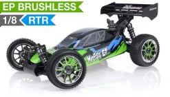 1/8Th 2.4Ghz Exceed RC MadFire Electric Brushless Racing Edition RTR Ready To Run Buggy Gama Green RC Remote Control Radio Car
