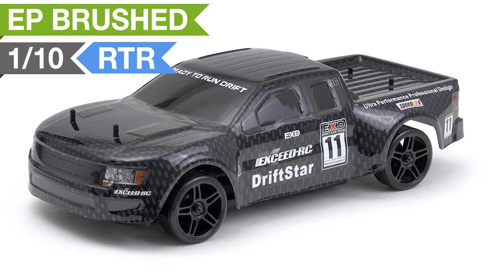 Exceed RC 1/10 2.4Ghz Electric DriftStar RTR Drift Car (TT Carbon) RC Remote Control Radio RC Car 1 Exceed RC 1/10 2.4Ghz Electric DriftStar RTR Drift Car (TT Carbon) RC Remote Control Radio RC Car