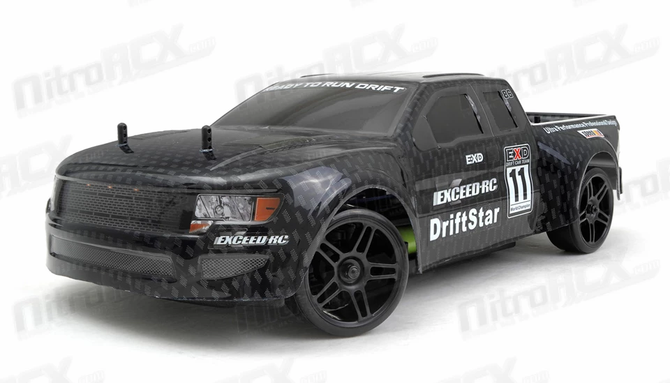 Exceed RC 1/10 2.4Ghz Electric DriftStar RTR Drift Car (TT Carbon) RC Remote Control Radio RC Car 2 Exceed RC 1/10 2.4Ghz Electric DriftStar RTR Drift Car (TT Carbon) RC Remote Control Radio RC Car - Image 2