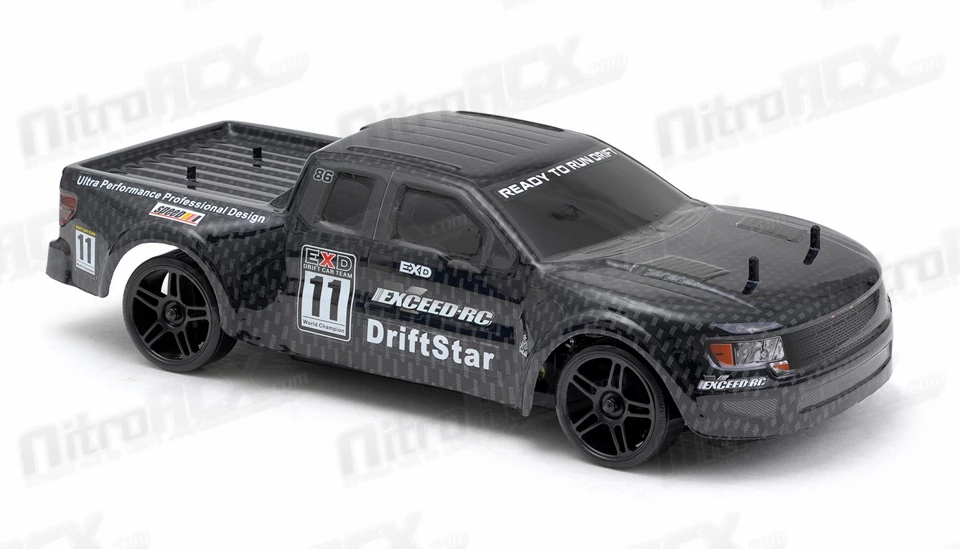 Exceed RC 1/10 2.4Ghz Electric DriftStar RTR Drift Car (TT Carbon) RC Remote Control Radio RC Car 3 Exceed RC 1/10 2.4Ghz Electric DriftStar RTR Drift Car (TT Carbon) RC Remote Control Radio RC Car - Image 3