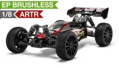 Iron Track Shootout E8XBL 1:8 Scale ARTR 4WD Brushless Buggy (Red) RC Remote Control Radio Car