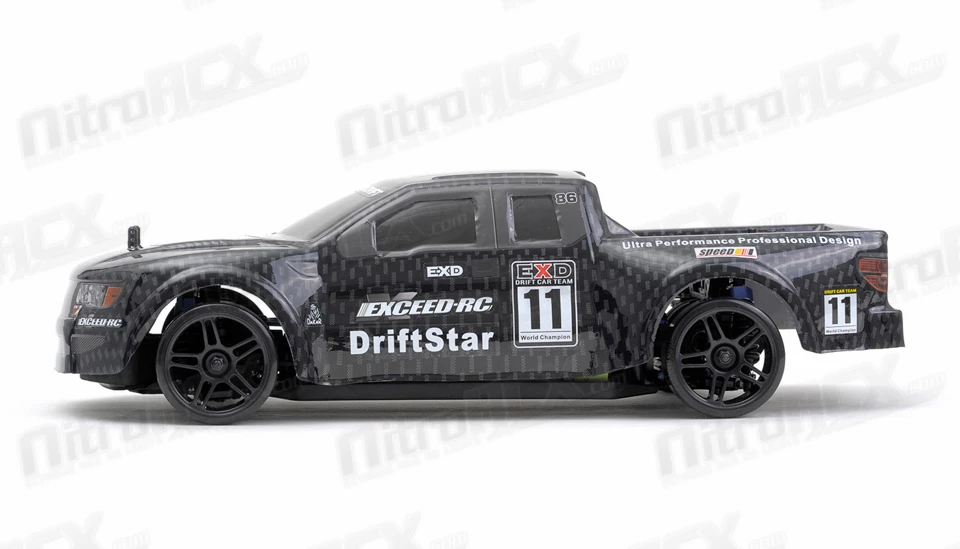 Exceed RC 1/10 2.4Ghz Electric DriftStar RTR Drift Car (TT Carbon) RC Remote Control Radio RC Car 6 Exceed RC 1/10 2.4Ghz Electric DriftStar RTR Drift Car (TT Carbon) RC Remote Control Radio RC Car - Image 6