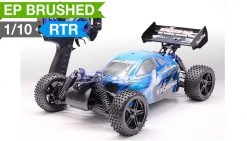 Exceed RC Off Road Buggy Radio Car 1/10 2.4Ghz Electric SunFire RTR Off Road Buggy Storm Blue RC Remote Control Buggy