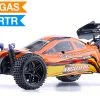 Exceed RC Hyper Single Speed Buggy Radio Car 1/10 2.4Ghz .18 Engine Nitro Powered Off Road Buggy Baha Red RC Remote Control