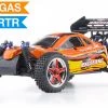 Exceed RC Buggy Radio Car 1/10 2.4Ghz Forza .18 Engine 2-Speed RTR Ready To Run Nitro Powered Off Road Buggy Baha Red RC Remote Control Car