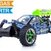 Exceed RC Forza Buggy Radio Car 1/10 2.4Ghz .18 Engine 2-Speed RTR Nitro Powered Off Road Buggy Fire Black RC Remote Control