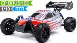 Exceed RC Off Road Buggy Radio Car 1/10 2.4Ghz Electric SunFire RTR Off Road Buggy (Red) RC Remote Control Buggy