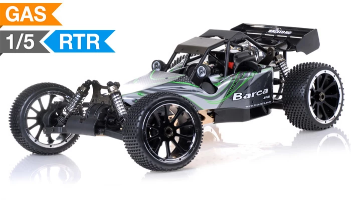 Exceed RC Barca 1/5th Giant Scale 32cc Gasoline Powered Off-Road With Fail Safe Remote Control RC Buggy Ready To Run RC Remote Control Buggy (Green) 1 Exceed RC Barca 1/5th Giant Scale 32cc Gasoline Powered Off-Road With Fail Safe Remote Control RC Buggy Ready To Run RC Remote Control Buggy (Green)
