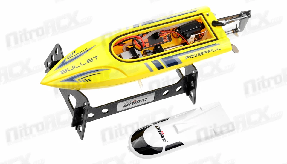 UDI003 Bullet 2.4G 4CH Wireless Remote Control High Speed Racing RC Boat With Low Battery Warning Function (Yellow) 8 UDI003 Bullet 2.4G 4CH Wireless Remote Control High Speed Racing RC Boat With Low Battery Warning Function (Yellow) - Image 8