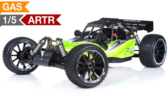 Exceed RC Barca 1/5th Giant Scale 32cc Gasoline Powered Off-Road With Fail Safe Remote Control RC Buggy ARTR Almost Ready To Run RC Remote Control Buggy (Transmitter And Receiver Not Included) (AA Green) 1 Exceed RC Barca 1/5th Giant Scale 32cc Gasoline Powered Off-Road With Fail Safe Remote Control RC Buggy ARTR Almost Ready To Run RC Remote Control Buggy (Transmitter And Receiver Not Included) (AA Green)