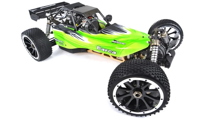 Exceed RC Barca 1/5th Giant Scale 32cc Gasoline Powered Off-Road With Fail Safe Remote Control RC Buggy ARTR Almost Ready To Run RC Remote Control Buggy (Transmitter And Receiver Not Included) (AA Green) 6 Exceed RC Barca 1/5th Giant Scale 32cc Gasoline Powered Off-Road With Fail Safe Remote Control RC Buggy ARTR Almost Ready To Run RC Remote Control Buggy (Transmitter And Receiver Not Included) (AA Green) - Image 6