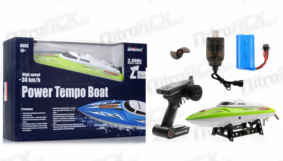 UDI 012 Power 2.4G RC Boat High Speed Racing Yacht (Green) 14 UDI 012 Power 2.4G RC Boat High Speed Racing Yacht (Green) - Image 14
