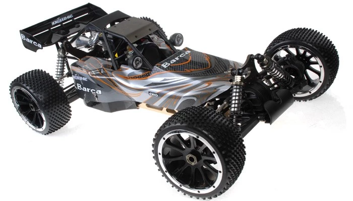 Exceed RC Barca 1/5th Giant Scale 32cc Gasoline Powered Off-Road With Fail Safe Remote Control RC Buggy ARTR Almost Ready To Run RC Remote Control Buggy (Transmitter And Receiver Not Included) (Orange) 2 Exceed RC Barca 1/5th Giant Scale 32cc Gasoline Powered Off-Road With Fail Safe Remote Control RC Buggy ARTR Almost Ready To Run RC Remote Control Buggy (Transmitter And Receiver Not Included) (Orange) - Image 2