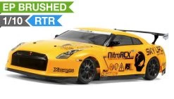 Exceed RC 2.4Ghz MadSpeed Drift Car Edition 1/10 Electric Ready To Run Drift Car (Yellow) RC Remote Control Radio Car