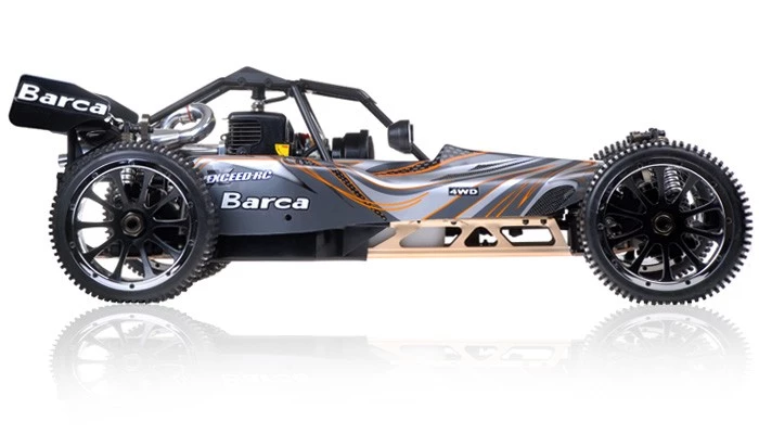 Exceed RC Barca 1/5th Giant Scale 32cc Gasoline Powered Off-Road With Fail Safe Remote Control RC Buggy ARTR Almost Ready To Run RC Remote Control Buggy (Transmitter And Receiver Not Included) (Orange) 7 Exceed RC Barca 1/5th Giant Scale 32cc Gasoline Powered Off-Road With Fail Safe Remote Control RC Buggy ARTR Almost Ready To Run RC Remote Control Buggy (Transmitter And Receiver Not Included) (Orange) - Image 7