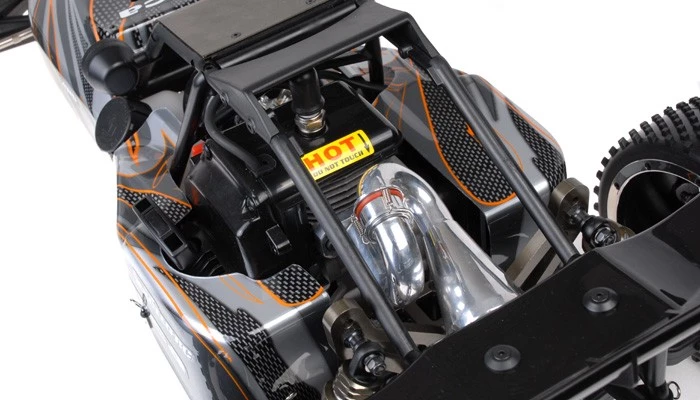 Exceed RC Barca 1/5th Giant Scale 32cc Gasoline Powered Off-Road With Fail Safe Remote Control RC Buggy ARTR Almost Ready To Run RC Remote Control Buggy (Transmitter And Receiver Not Included) (Orange) 12 Exceed RC Barca 1/5th Giant Scale 32cc Gasoline Powered Off-Road With Fail Safe Remote Control RC Buggy ARTR Almost Ready To Run RC Remote Control Buggy (Transmitter And Receiver Not Included) (Orange) - Image 12