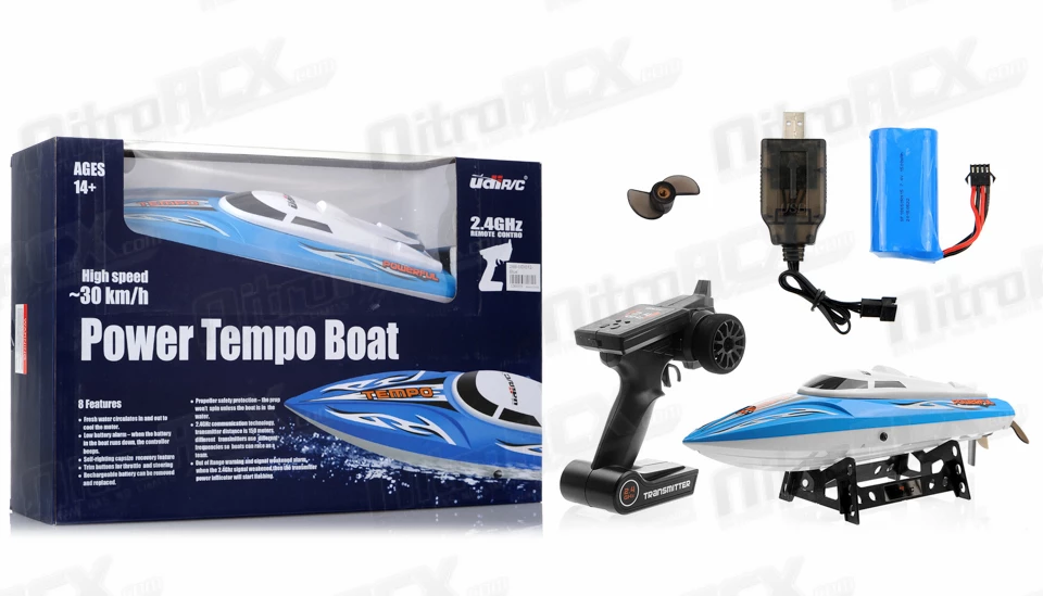 UDI 012 Power 2.4G RC Boat High Speed Racing Yacht (Blue) 14 UDI 012 Power 2.4G RC Boat High Speed Racing Yacht (Blue) - Image 14