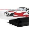 1:6 Scale Himoto Iron Track Manta Ray 17" Deep V Ready To Run Racing Boat Red