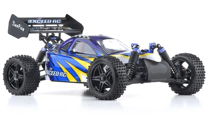 Exceed RC Off Road Buggy Radio Car 1/10 2.4Ghz Electric SunFire RTR Off Road Buggy Fire Blue RC Remote Control Buggy 3 Exceed RC Off Road Buggy Radio Car 1/10 2.4Ghz Electric SunFire RTR Off Road Buggy Fire Blue RC Remote Control Buggy - Image 3