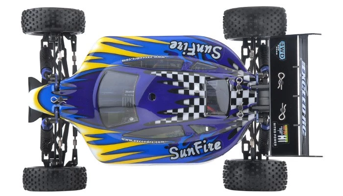 Exceed RC Off Road Buggy Radio Car 1/10 2.4Ghz Electric SunFire RTR Off Road Buggy Fire Blue RC Remote Control Buggy 6 Exceed RC Off Road Buggy Radio Car 1/10 2.4Ghz Electric SunFire RTR Off Road Buggy Fire Blue RC Remote Control Buggy - Image 6