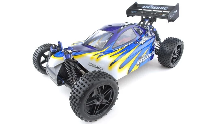 Exceed RC Off Road Buggy Radio Car 1/10 2.4Ghz Electric SunFire RTR Off Road Buggy Fire Blue RC Remote Control Buggy 7 Exceed RC Off Road Buggy Radio Car 1/10 2.4Ghz Electric SunFire RTR Off Road Buggy Fire Blue RC Remote Control Buggy - Image 7