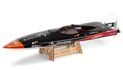 Exceed RC Electric Powered Fiberglass Shark II Mono 1 Brushless Almost Ready To Run Boat